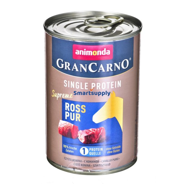 Animonda Grancarno Single Protein Hestekd - Vdfoder Til Hunde - 400 G