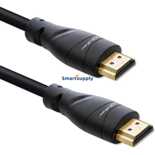 Qoltec 50353 HDMI v2.1 kabel Ultra hj hastighed 8K | 60Hz | 26AWG | GULD | 5m
