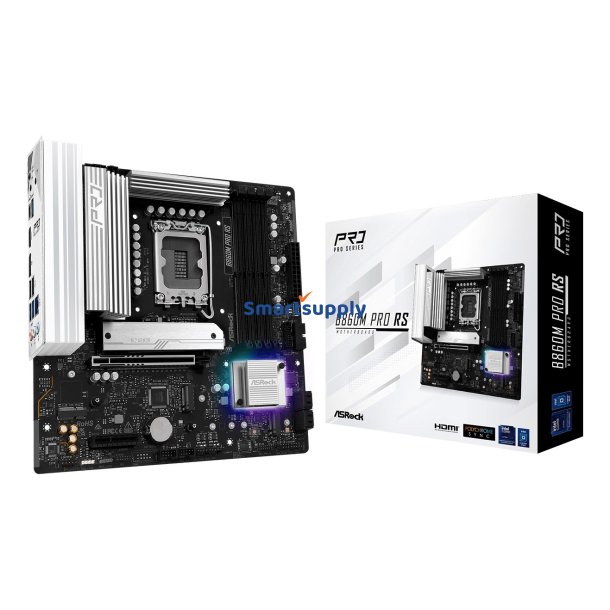 Asrock B860m Pro Rs Intel B860 Lga 1851 (Socket V1) Micro Atx