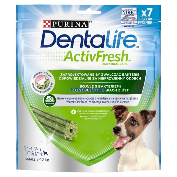 PURINA Dentalife Active Fresh Small - Dentalsnack til hunde - 115g