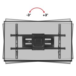 Maclean Tv Mount, Max Vesa 600X400, 32-85", 60 Kg, Vandret Og Lodret Vinkeljustering