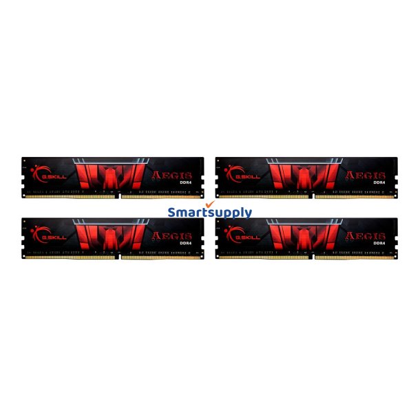 G.Skill Aegis F4-3200C16q-32Gis Hukommelsesmodul 32Gb 4 X 8Gb Ddr4 3200 Mhz