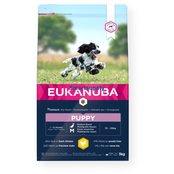 Eukanuba Hvalpe Kylling 3 Kg