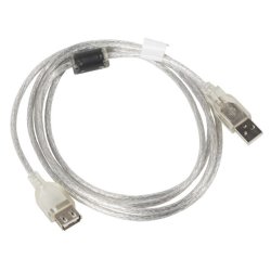 Lanberg Ca-Usbe-12Cc-0018-Tr USB Kabel 1,8 M USB 2.0 Usb-A Gennemsigtig
