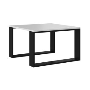 MODERN MINI bord 67x67x40 cm Hvid/Sort