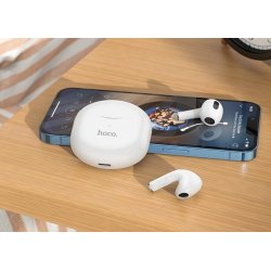 Hoco Ew35 Sonido Headset Trdlst In-Ear Opkald/Musik Bluetooth Hvid