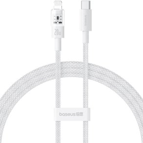 Baseus Gem USB-C til iP hurtigopladningskabel 1 m 20 W Hvid