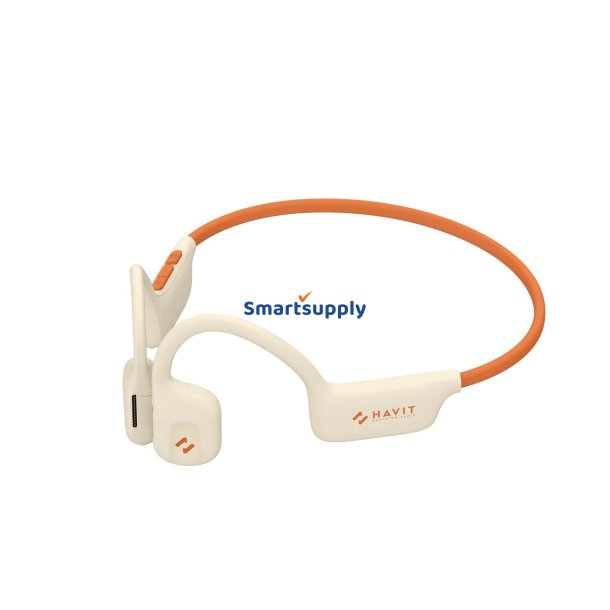 Havit E510bt Freego1 Air  Open Ear Air Conduction-Hovedtelefoner, Beige