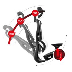 Huzaro Combat 8.0 White Gaming Stol