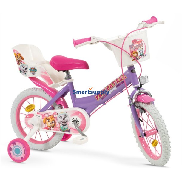 Brnecykel 14" Paw Patrol Purple 1480 Pige Toimsa