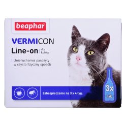 Beaphar Parasitdrber til katte - 3x 1ml