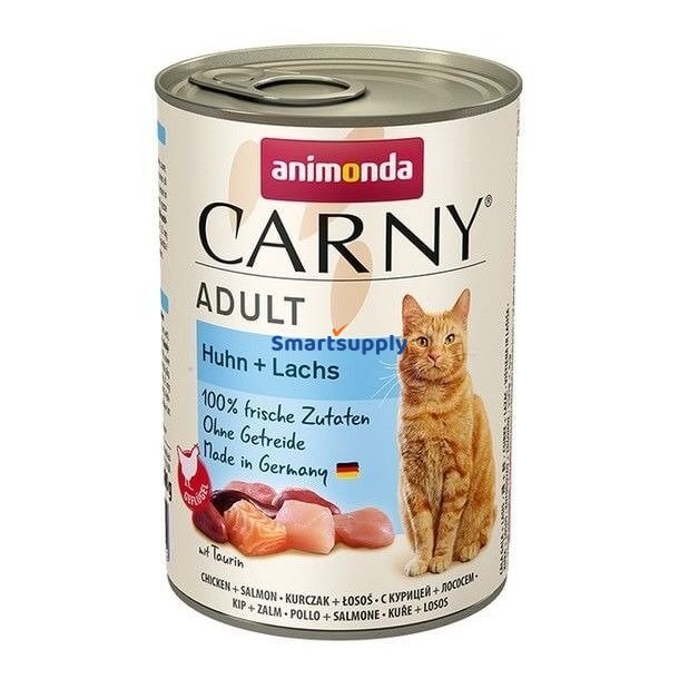 Animonda Carny Adult Kylling Med Laks - Vdfoder Til Katte - 400G