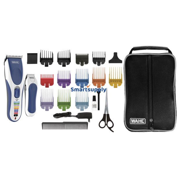 Wahl 09649-916 skg- og hrtrimmer Bl, Hvid 8 Nikkel-Metalhydrid (NiMH)