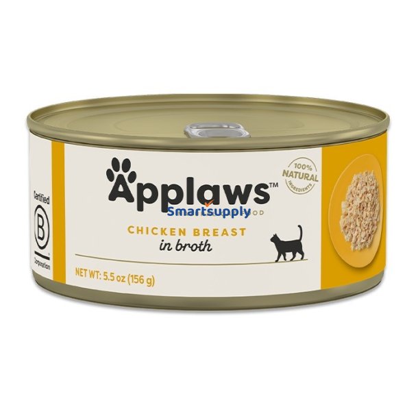 APPLAWS Chicken breast in broth - v�d kattefoder - 156g