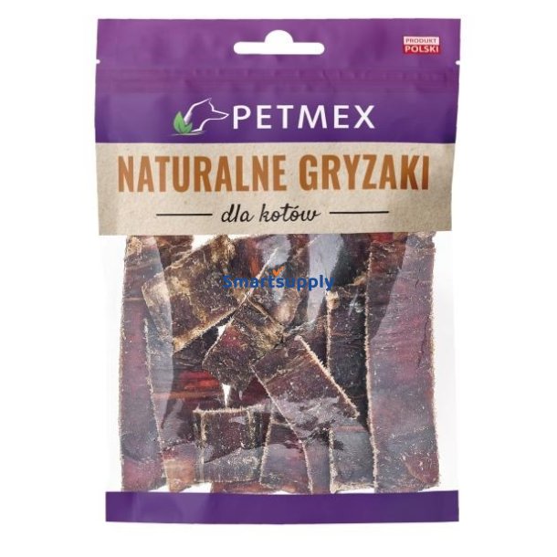 PETMEX Beef gullet strips - Kattegodbidder - 40g