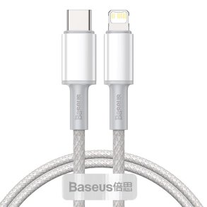 Baseus CATLGD-02 Lightning kabel 1 m Hvid
