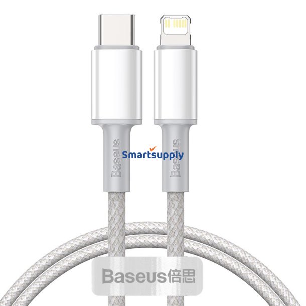 Baseus CATLGD-02 Lightning kabel 1 m Hvid