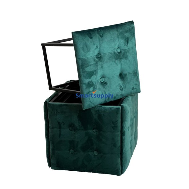 Go Gift Puff-Transformer 5In1 - 5 Taburetter I 1 Pufflaske Grnt Fljl