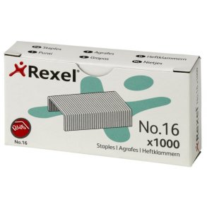 Rexel Hfteklammer nr 16, 24/6 - 1000 stk