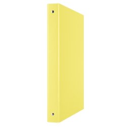 Ringbind A4 gul 4 ringe - 35 mm ryg - 10 stk