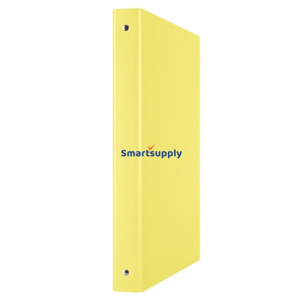 Ringbind A4 gul 4 ringe - 35 mm ryg - 10 stk