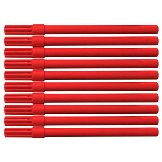 R�d fiberpen tuscher 1mm - 10 stk