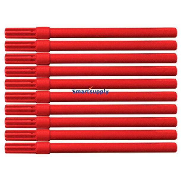 Rd fiberpen tuscher 1mm - 10 stk