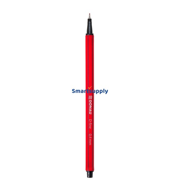 Rd fineliner tuscher 0,4 mm - 10 stk