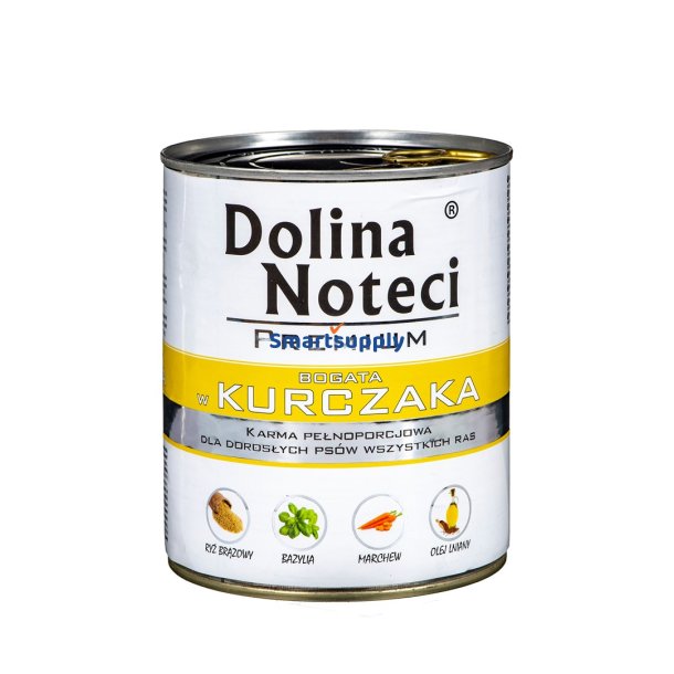 Dolina Noteci Premium Rig P Kylling - Vdfoder Til Hunde - 800 G