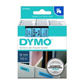 Dymo 45016 tape D1 sort p bl 12mm x 7m original