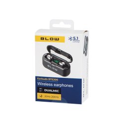 Hovedtelefoner Blow Earbuds Bte200 Black Powerbank 2000Mah