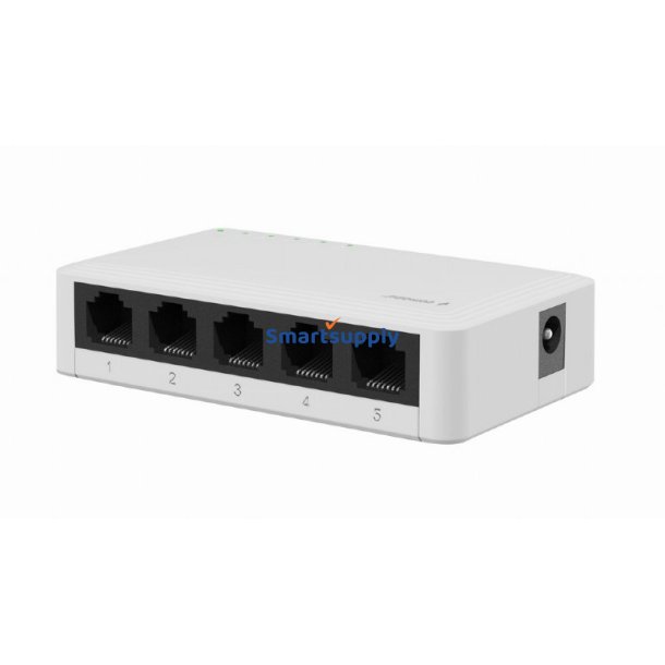 Gembird 5-Ports Gigabit Lan Switch Hvid