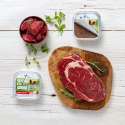 RAW PALEO Pate Mini Adult Beef - vdt hundefoder - 150 g