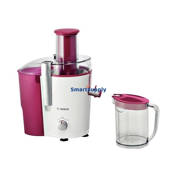 Bosch MES25C0 citruspresser og juicemaskine Frugtpresser 700 W Kirsebr (frugt), Transparent, Hvid