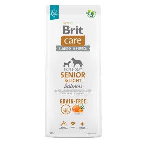 BRIT Care Senior&Light Salmon - trfoder til hunde - 12 kg