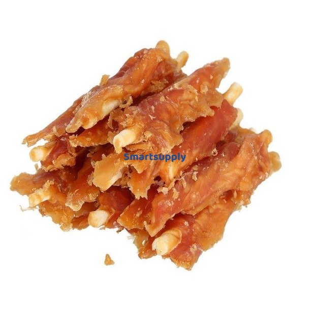 Hilton Kylling Indsat Med Hvid Rhudspind - Hundegodbid - 500 G