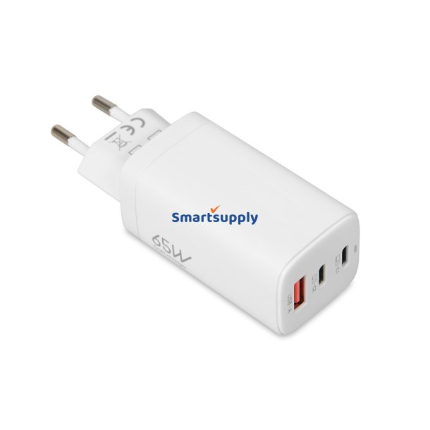 Ibox C-65 Hvid, Gan 65W Universal Oplader
