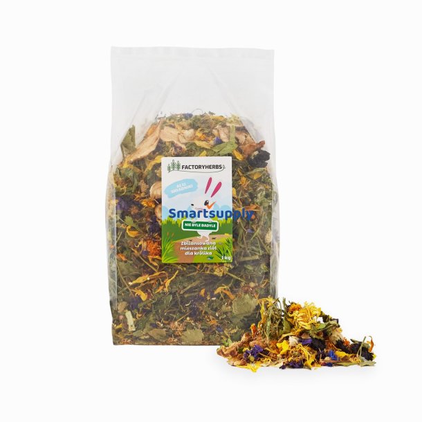 Factoryherbs Nie Byle Badyle - Kaninfoder - 1 Kg