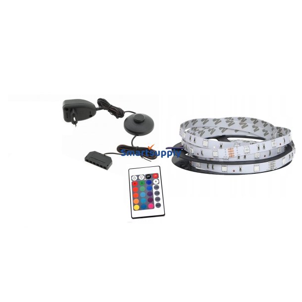 QIU sengebord belysning 2 stk. RGB