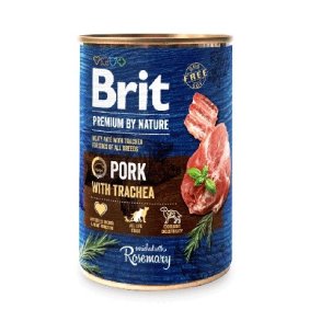 BRIT Premium by Nature Pork with trachea - vdt hundefoder - 400g