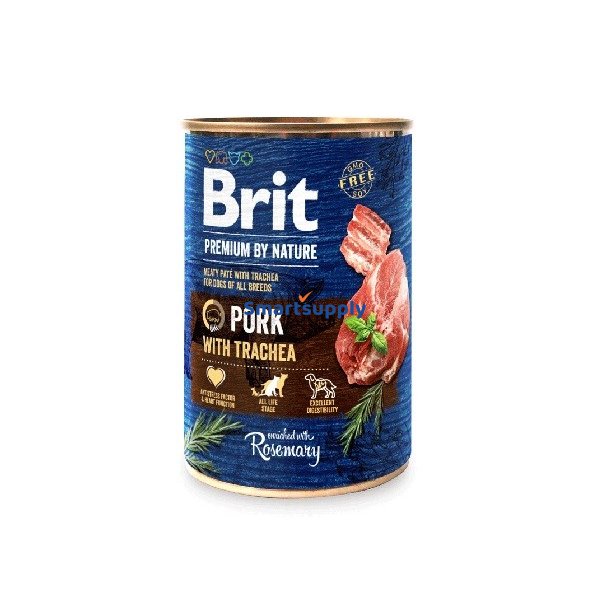 Brit Premium By Nature Pork With Trachea - Vdfoder Til Hunde - 400 G