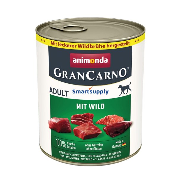 Animonda Grancarno Voksenvildt - Vdfoder Til Hunde - 800G