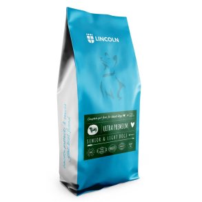 LINCOLN Ultra premium Senior Beef with rice  - trfoder til hunde - 12kg
