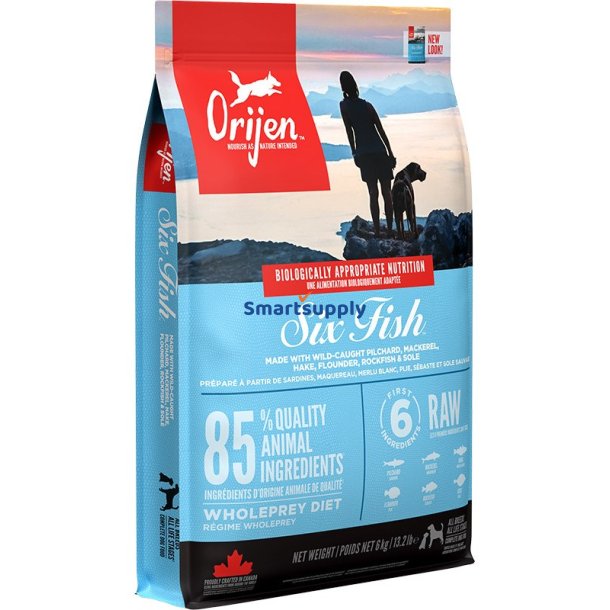 ORIJEN Six Fish - trfoder til hunde - 6 kg