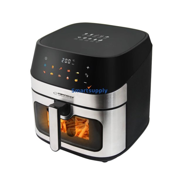 Esperanza Eka005 Fedtfri Frituregryde 8L, 1600W Inox