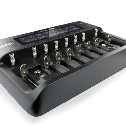 Batterioplader til Li-ion og Ni-MH genopladelige batterier everActive UC-800