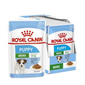 ROYAL CANIN SHN Mini Puppy in sauce - vd hvalpefoder - 12X85g