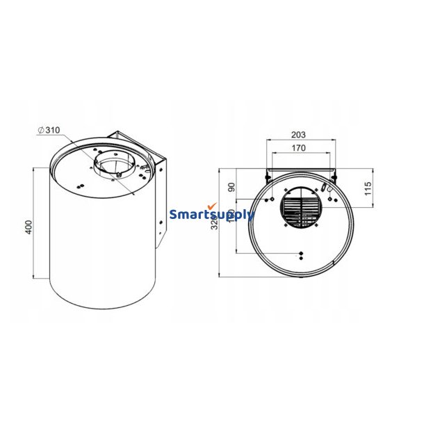 MAAN Elba Mini Hood WPB 431 Sand Gold