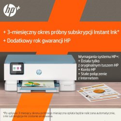 Hp Envy Inspire 7221E Trdls Alt-I-En Farveprinter, Instant Ink, Fotoudskrivning