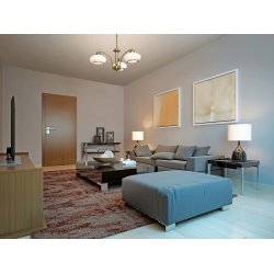 Activejet Klassisk loft lysekrone vedhng lampe RITA Patina triple 3xE27 til stuen